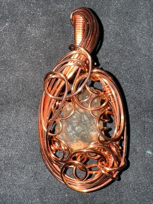 Lybian Desert Glass In Copper (medium Size)