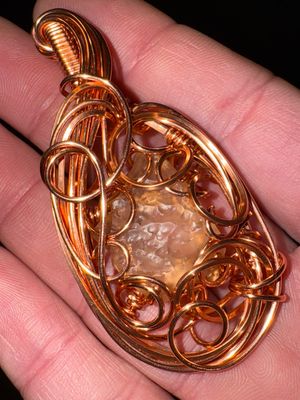 Lybian Desert Glass In Copper (medium Size)