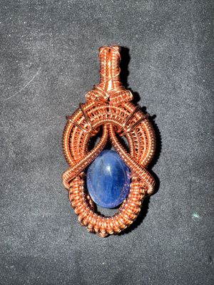 Blue Kyanite In copper