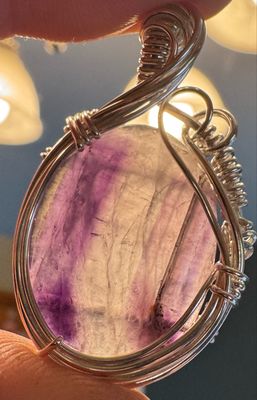 Fluorite In Sterling Silver
