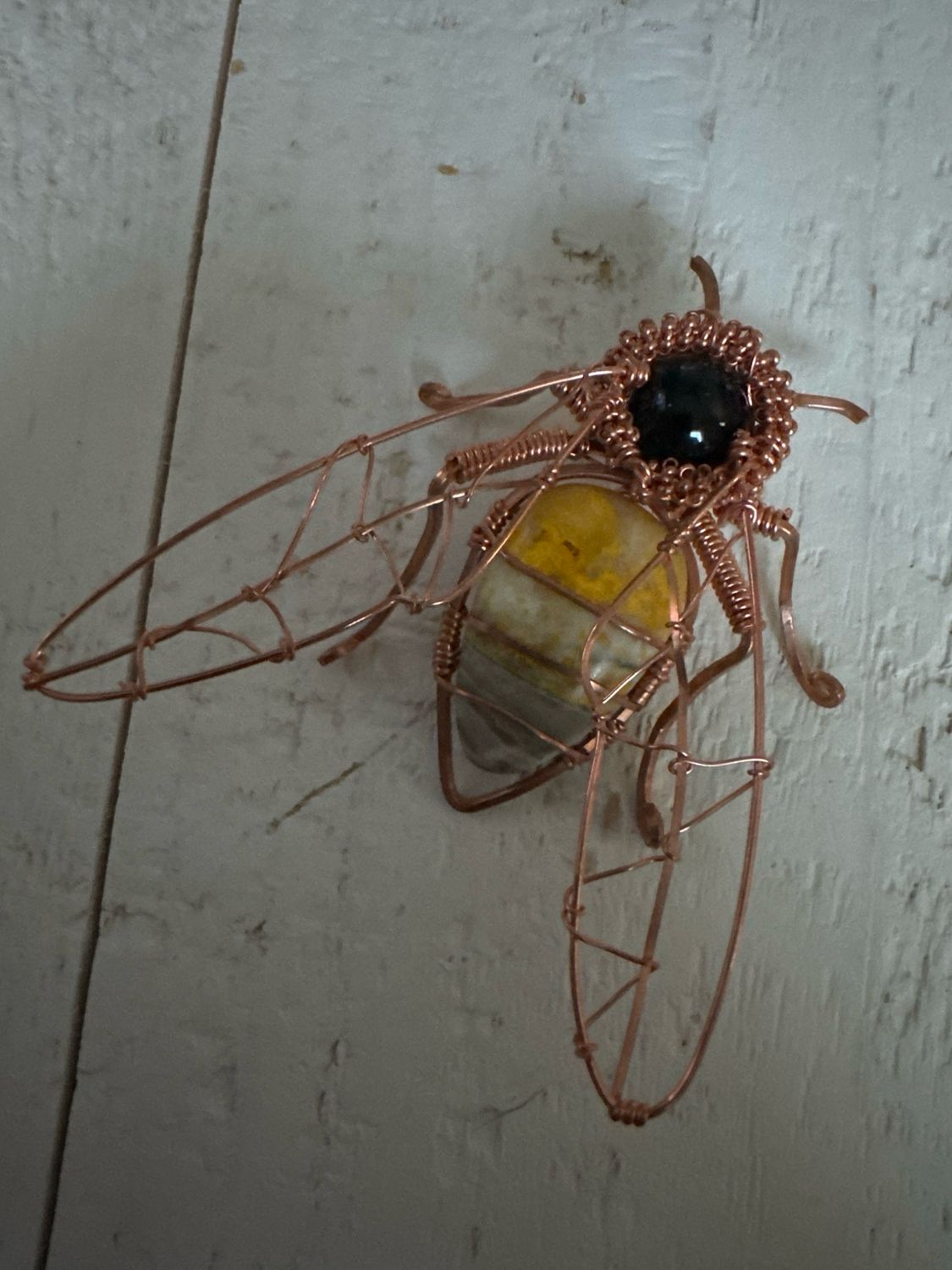 Bumblebee Jasper Bumblebee Sculpture