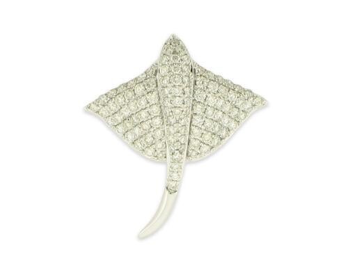 14KW .59CTW Stingray Pendant