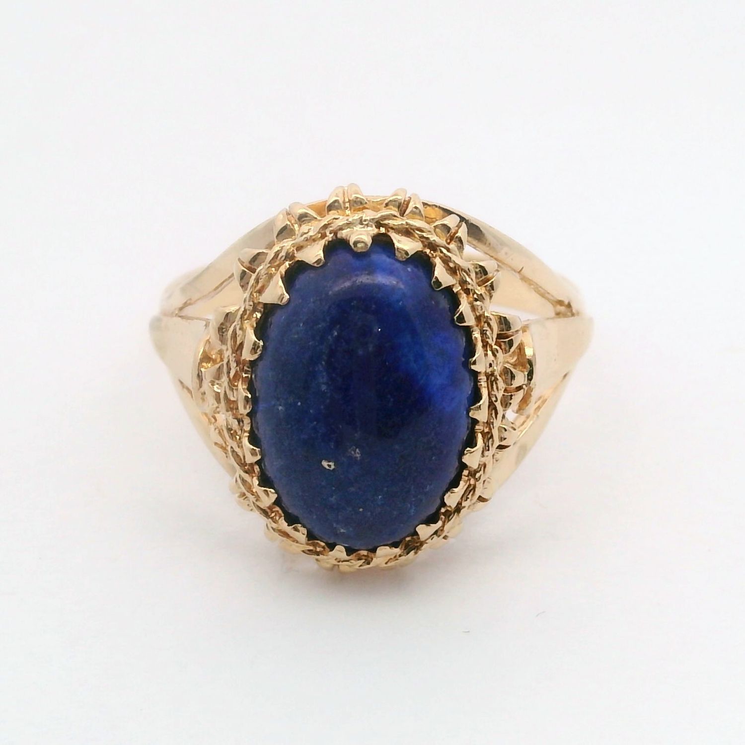 14KY Vintage Lapis Ring