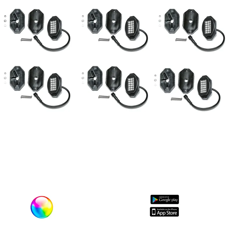 5150 6 POD RGB ROCK LIGHT KIT