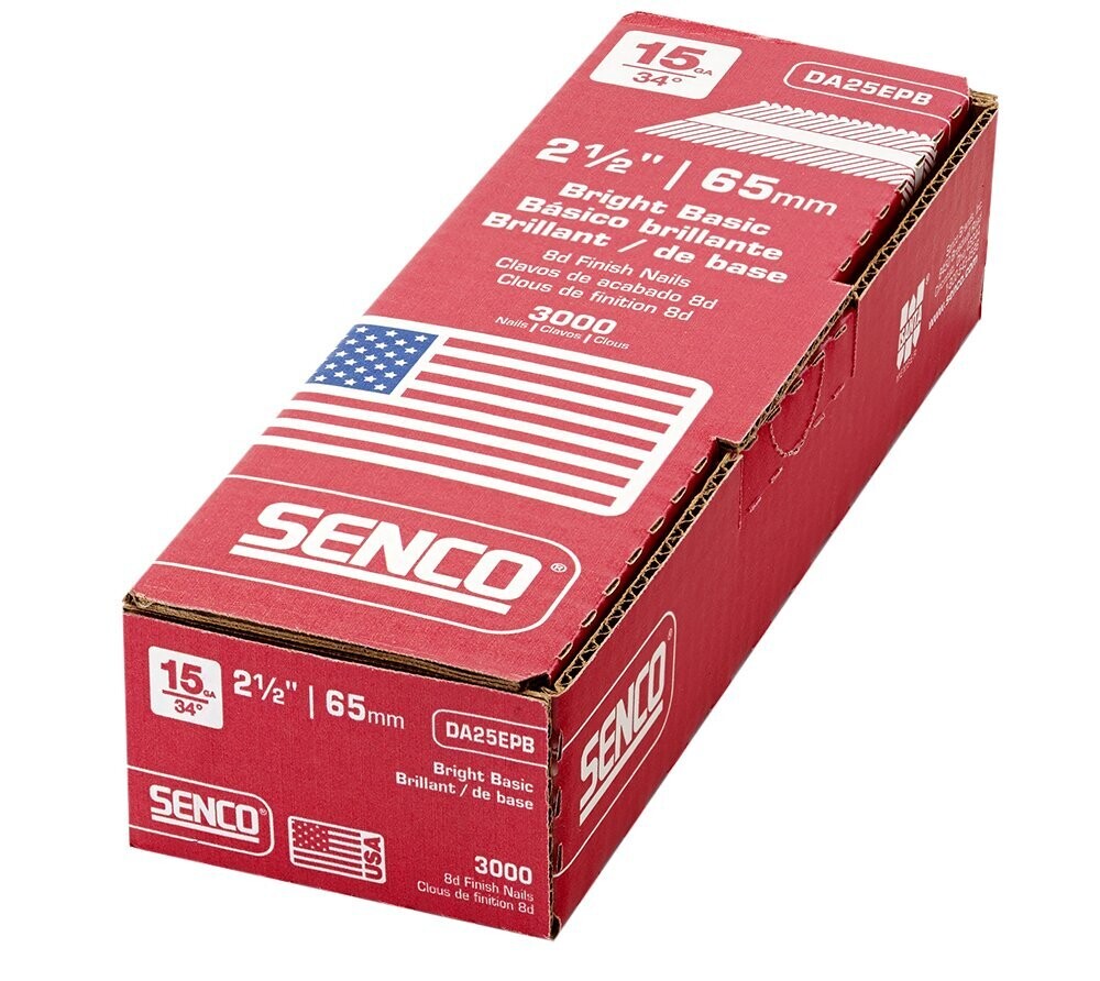 15-gauge ( 1-1/2" ) Senco Nails ( 3000 qty )