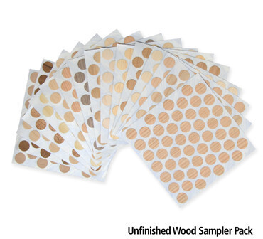 Fastcap Peel &amp; Stick Cover Caps White Oak Unfinished Wood