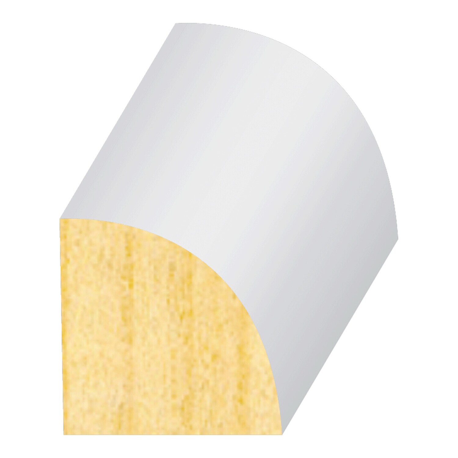 PR504FJ - Quarter Round (3⁄4"x3⁄4") Pine Primed FJ