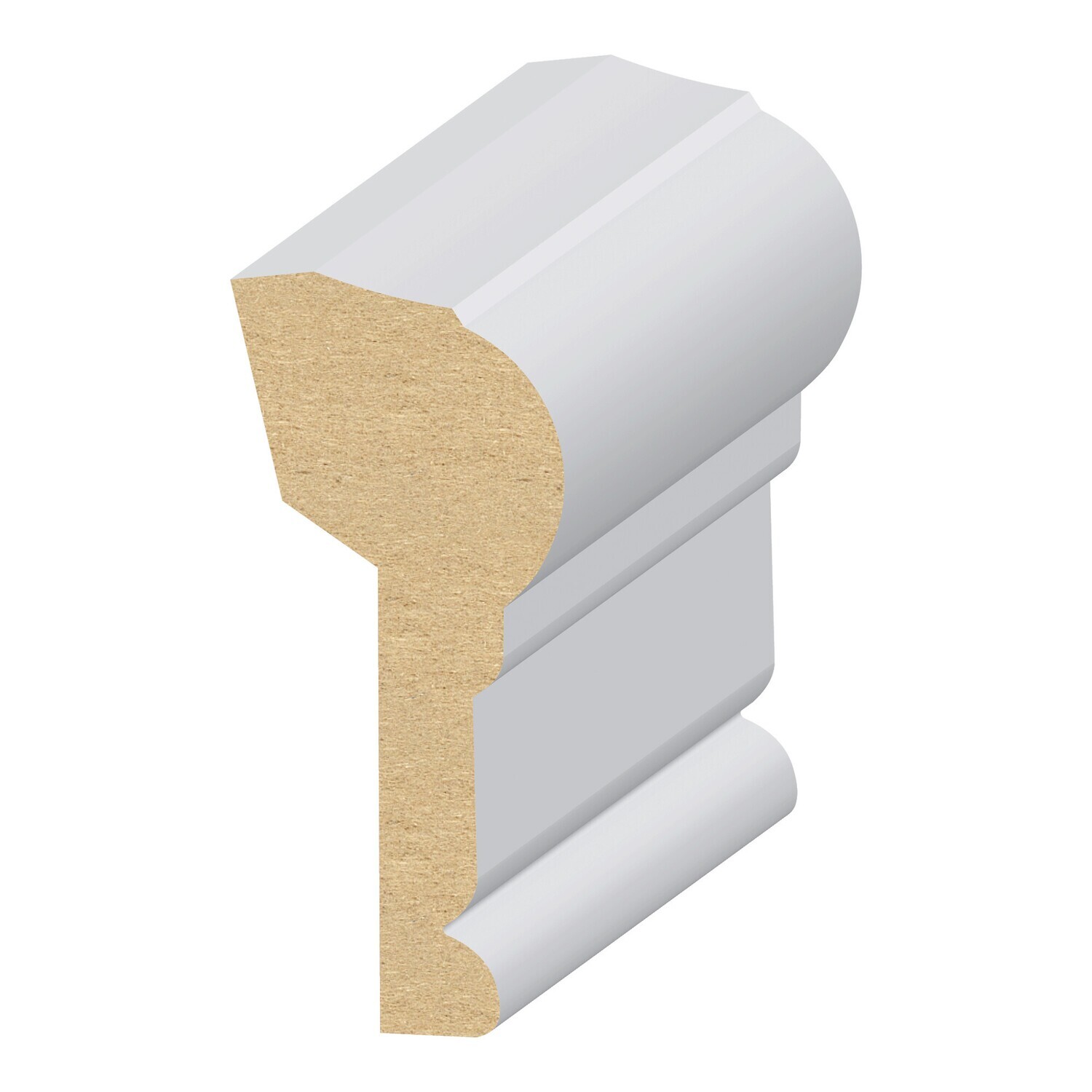 734MUL - Panel Cap with 3/8" Rab't (1"x2-1⁄2") MDF Ultralight