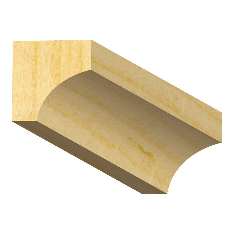 522SP - Cove (5⁄8"x5⁄8") Pine Solid