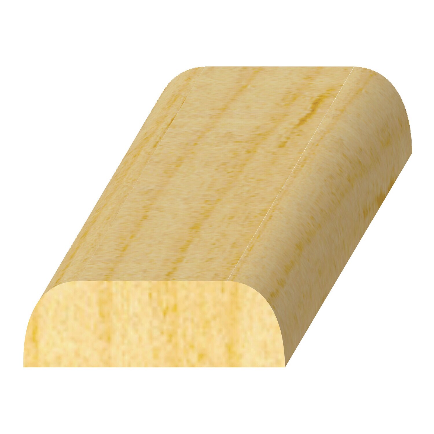 591SP - Flat Screen Mould (battan) (1⁄4"x3⁄4") Pine Solid