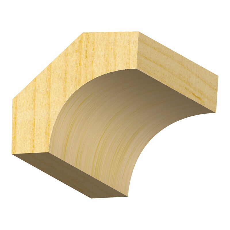 526SP - Sprung Cove (5⁄8"x2-1⁄4") Pine Solid