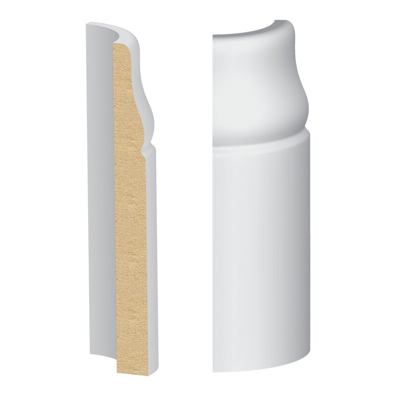 311MUL-4W - #711 Base Round Corner (7⁄16"x4-3⁄16") MDF Ultralight