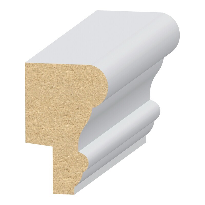 738MUL - Panel Cap with 5/16 x 5/8" Rab't (1-1⁄8"x1-3⁄4") MDF Ultralight