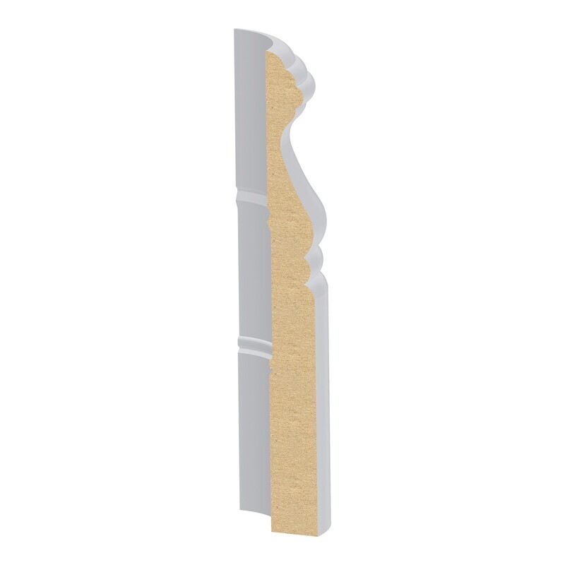 318MUL-5W - Cape Cod Radius Corner (9⁄16"x5-1⁄4") MDF Ultralight