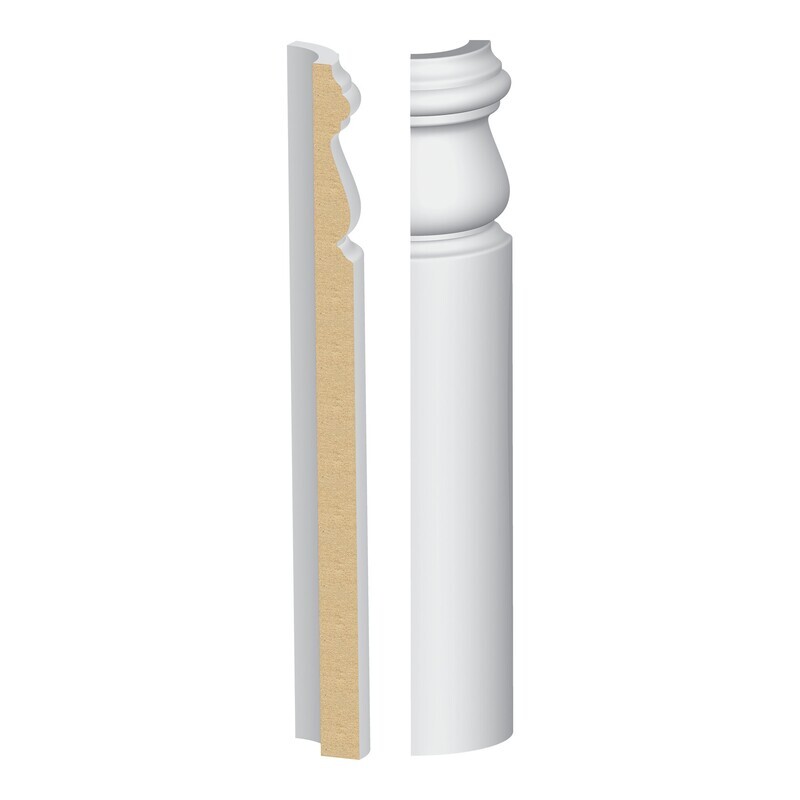 361MUL-9W - Monterey/Sonoma Base Round Corner (9⁄16"x9-1⁄4") MDF Ultralight