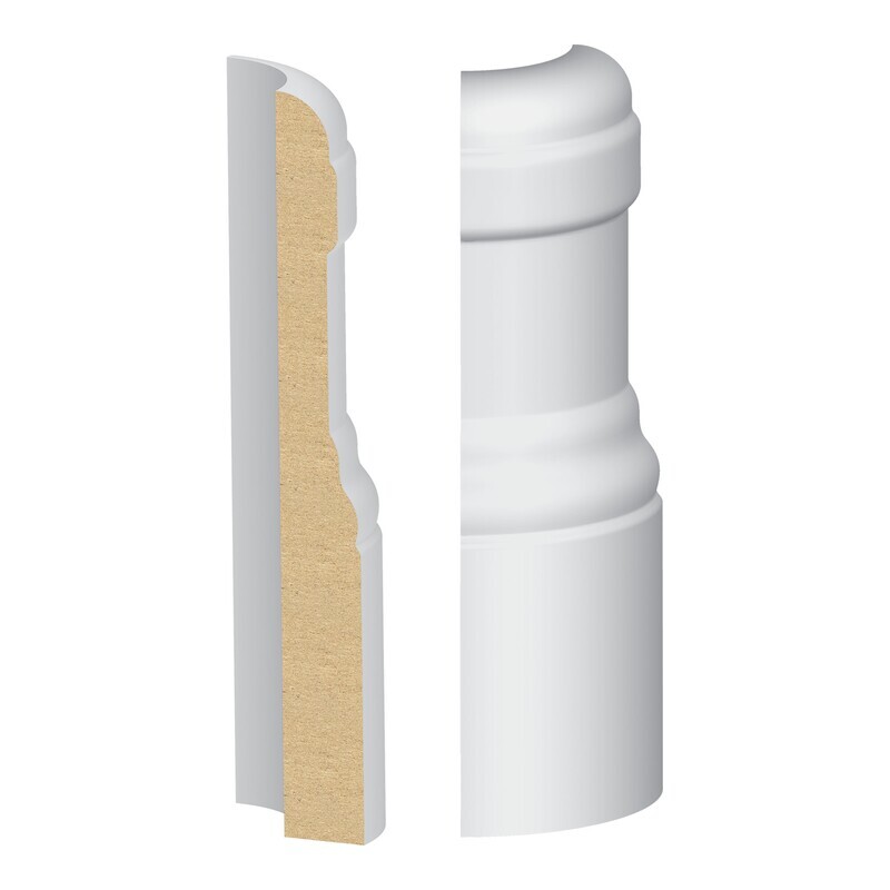 362MUL-5W - Solano Base Round Corner (118MUL-5W) (9⁄16"x5-1⁄4") MDF Ultralight