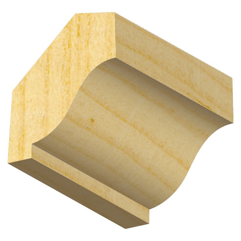 401SP-1 - Crown (9⁄16"x1-5⁄8") Pine Solid