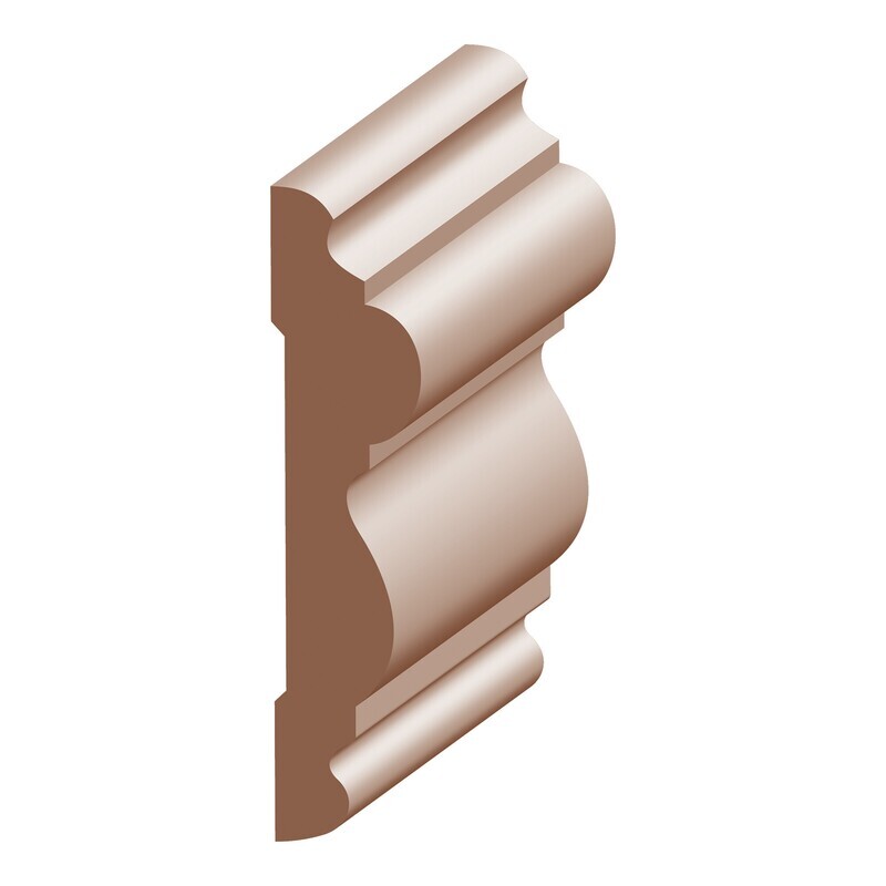656P - Chair Rail (3⁄4"x3-1⁄4") Poplar
