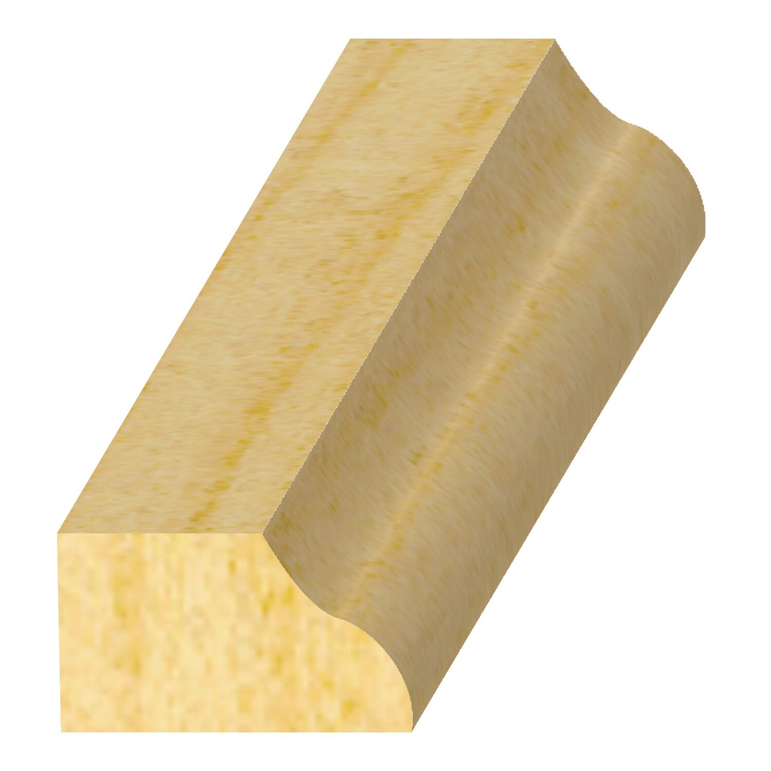 596SP - Glass Bead (1⁄4"x7⁄16") Pine Solid