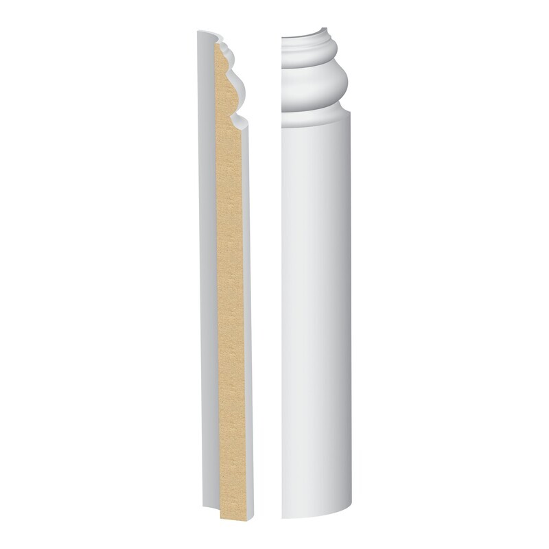 338MUL-9W - Santa Fe/#175 Base Radius Corner (9⁄16"x9-1⁄4") MDF Ultralight