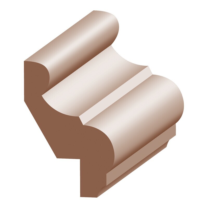 621MP - Panel Cap with 3/4" Rab't (3⁄4"x2") Maple