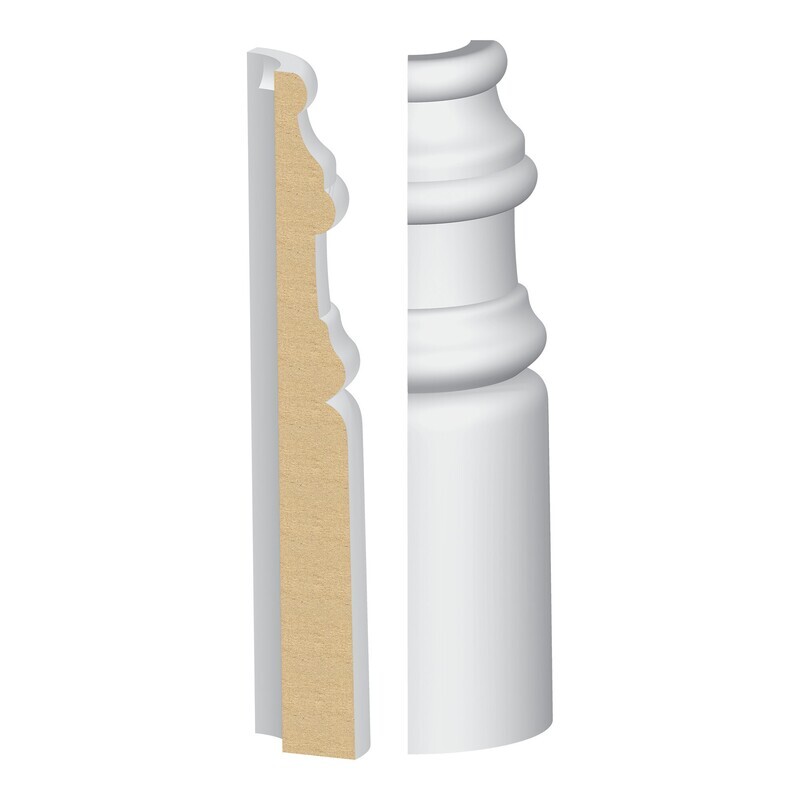 380MULW - Savannah Base Round Corner (1"x8-1⁄2") MDF Ultralight