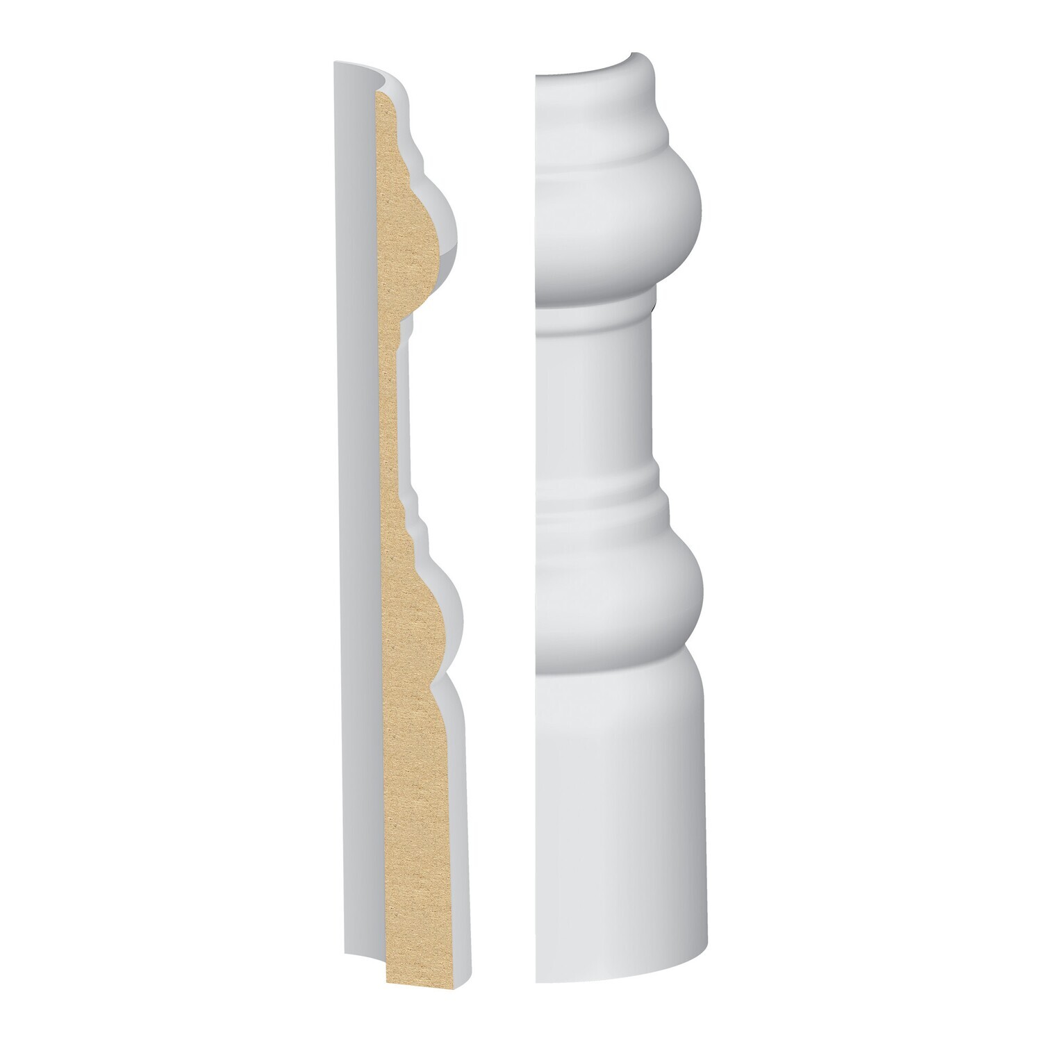 343MULW - Laguna Base Round Corner to match 343MUL (9⁄16"x7-1⁄4") MDF Ultralight
