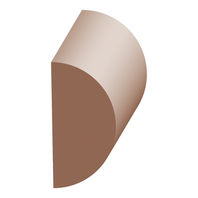 575P - Half Round (1"x1-1⁄2") Poplar