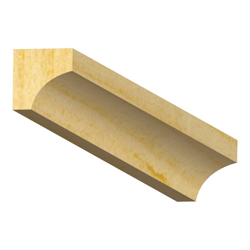 520SP - Cove (3⁄8"x3⁄8") Pine Solid