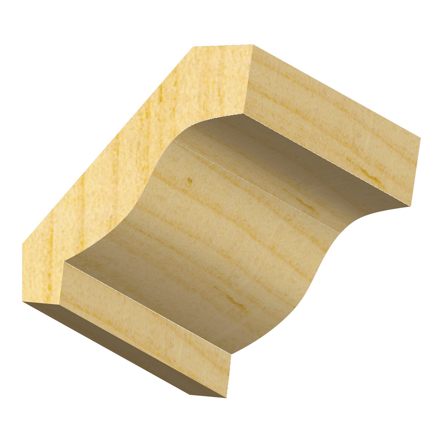 401SP-2 - Crown (9⁄16"x2-1⁄4") Pine Solid