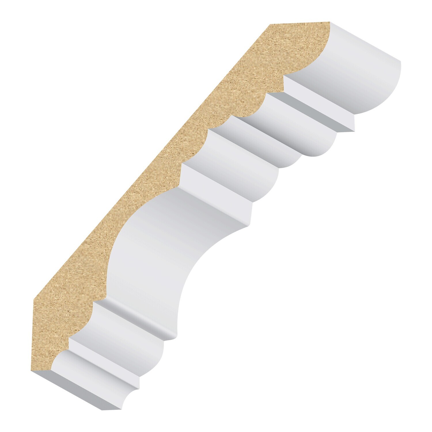 447MUL - Coronado Crown (7⁄8"x6-9⁄16") MDF Ultralight