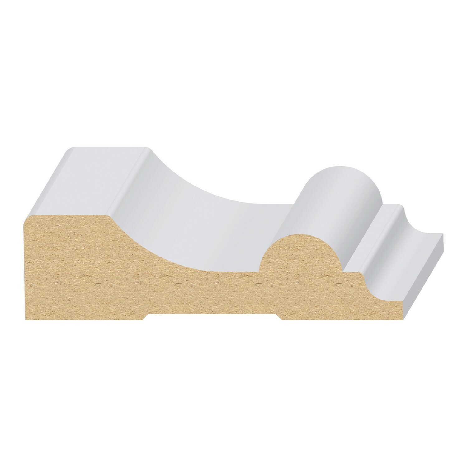 146MUL-3 - Classic Beaded Casing (7⁄8"x3-7⁄16") MDF Ultralight