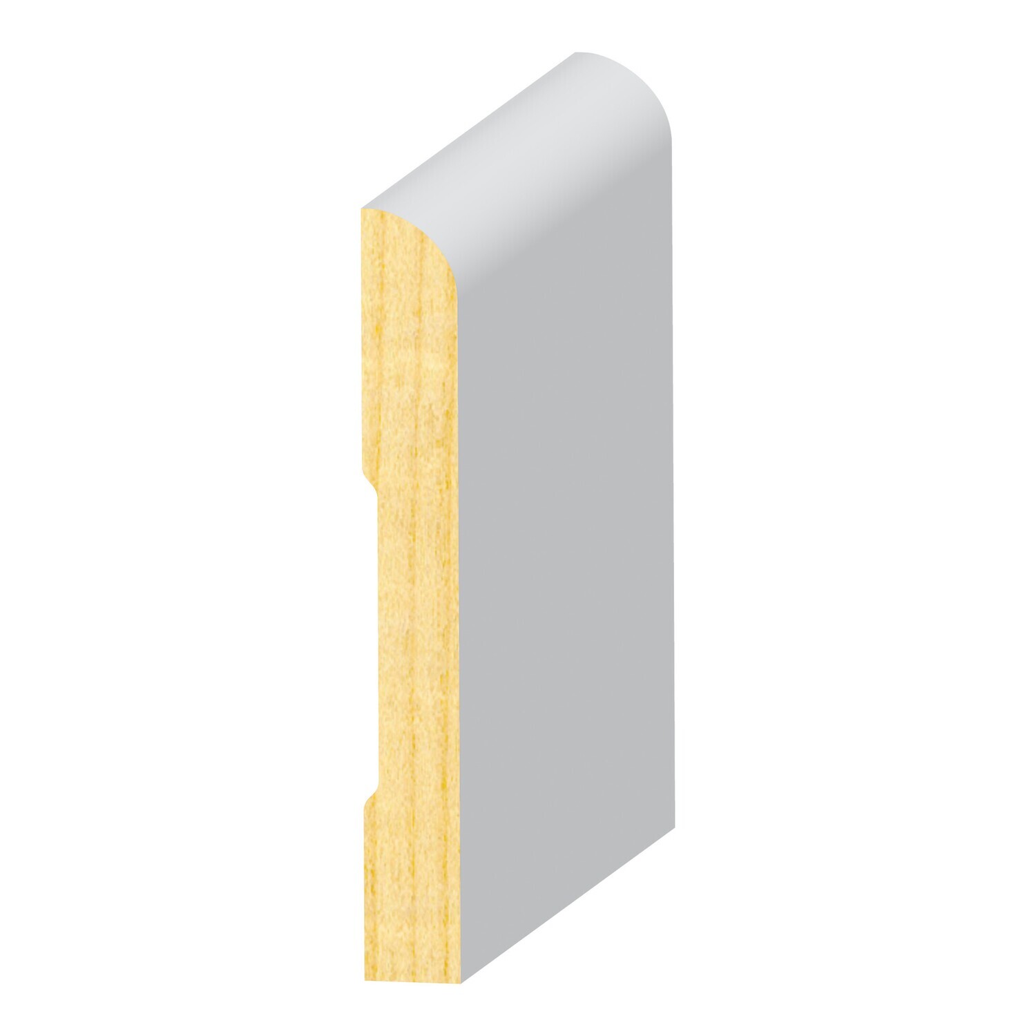 PR307FJ - Streamline Base (7⁄16"x3-1⁄2") Pine Primed FJ