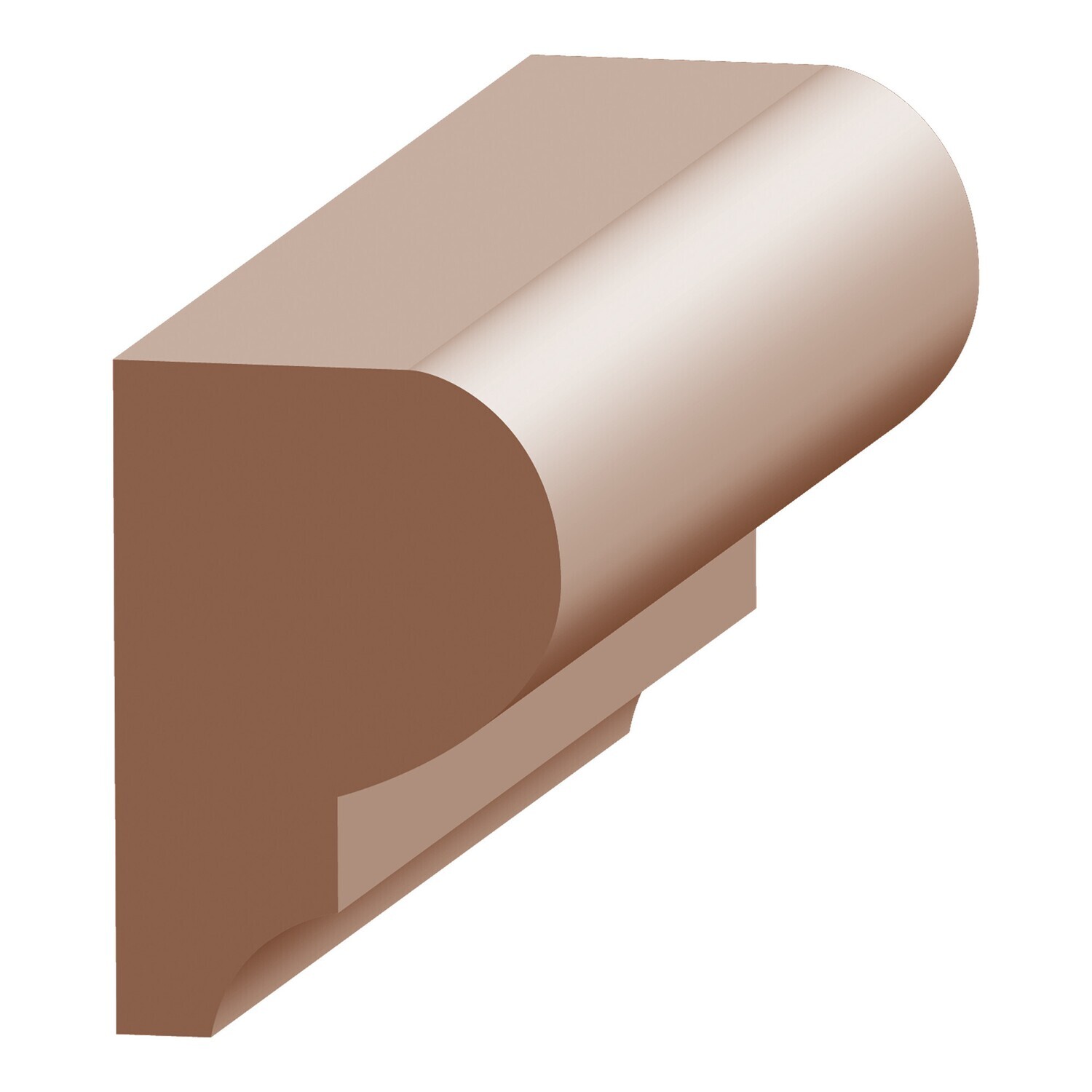 909ALD - Nose &amp; Cove (1"x1-5⁄8") Alder Superior