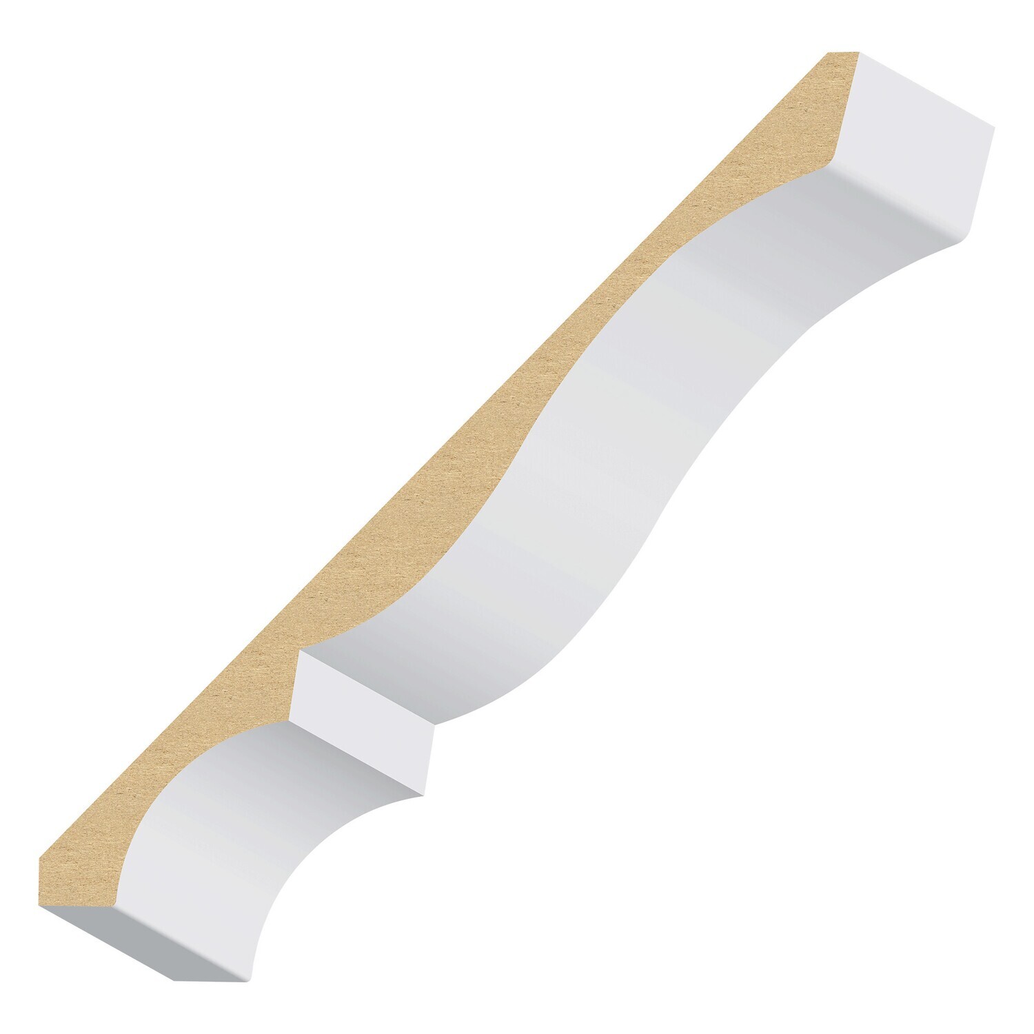 449MUL - Colonial Crown (11⁄16"x8-7⁄8") MDF Ultralight