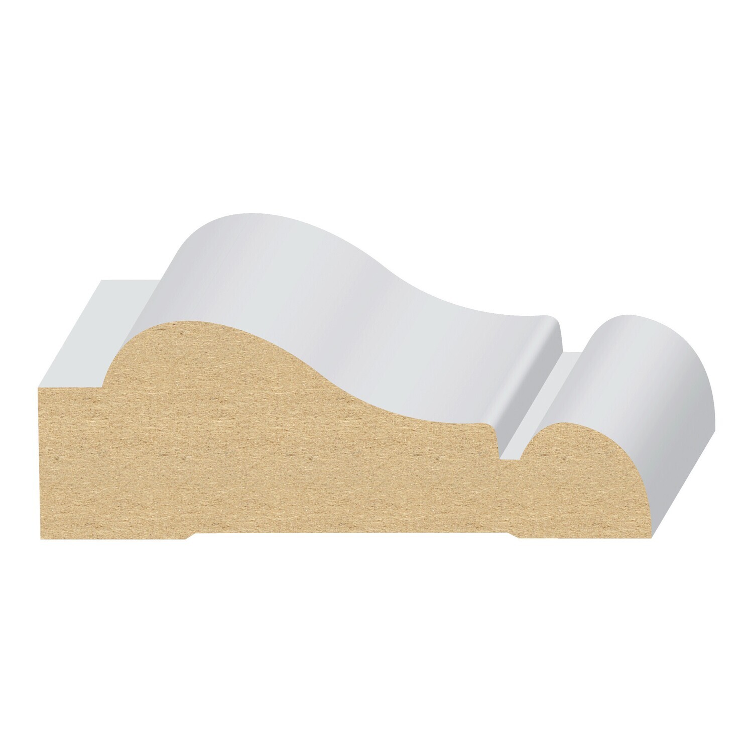 189MUL - Bel-Air Casing (1-1⁄4"x3-1⁄2") MDF Ultralight