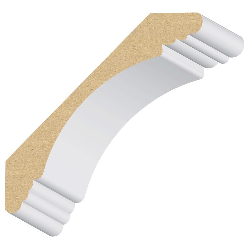 433MUL - Del Mar Crown (1"x6-3⁄4") MDF Ultralight