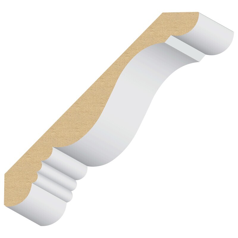 410MUL-8 - Large Charleston Crown (1"x8") MDF Ultralight