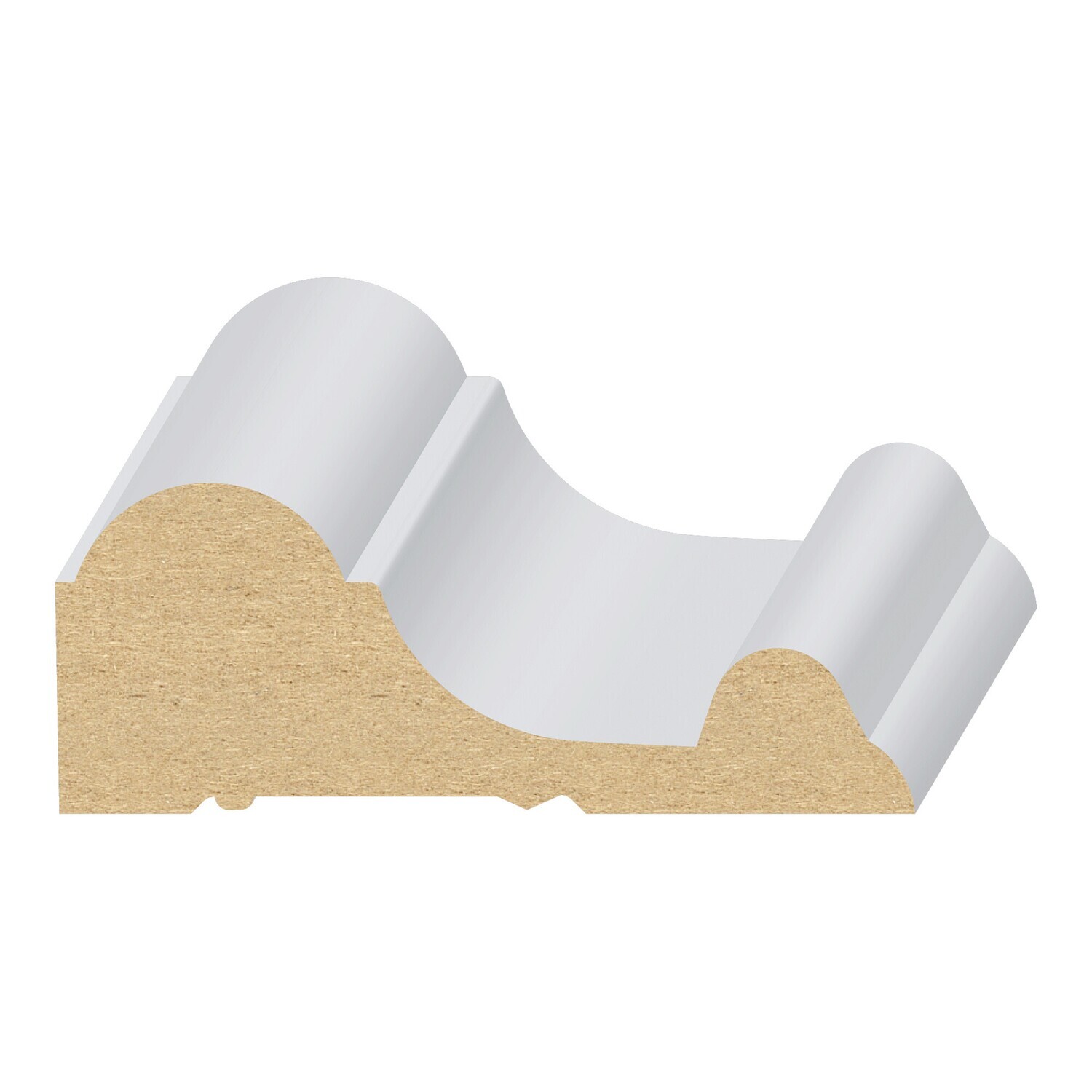 181MUL - Malibu Casing (1"x2-9⁄16") MDF Ultralight