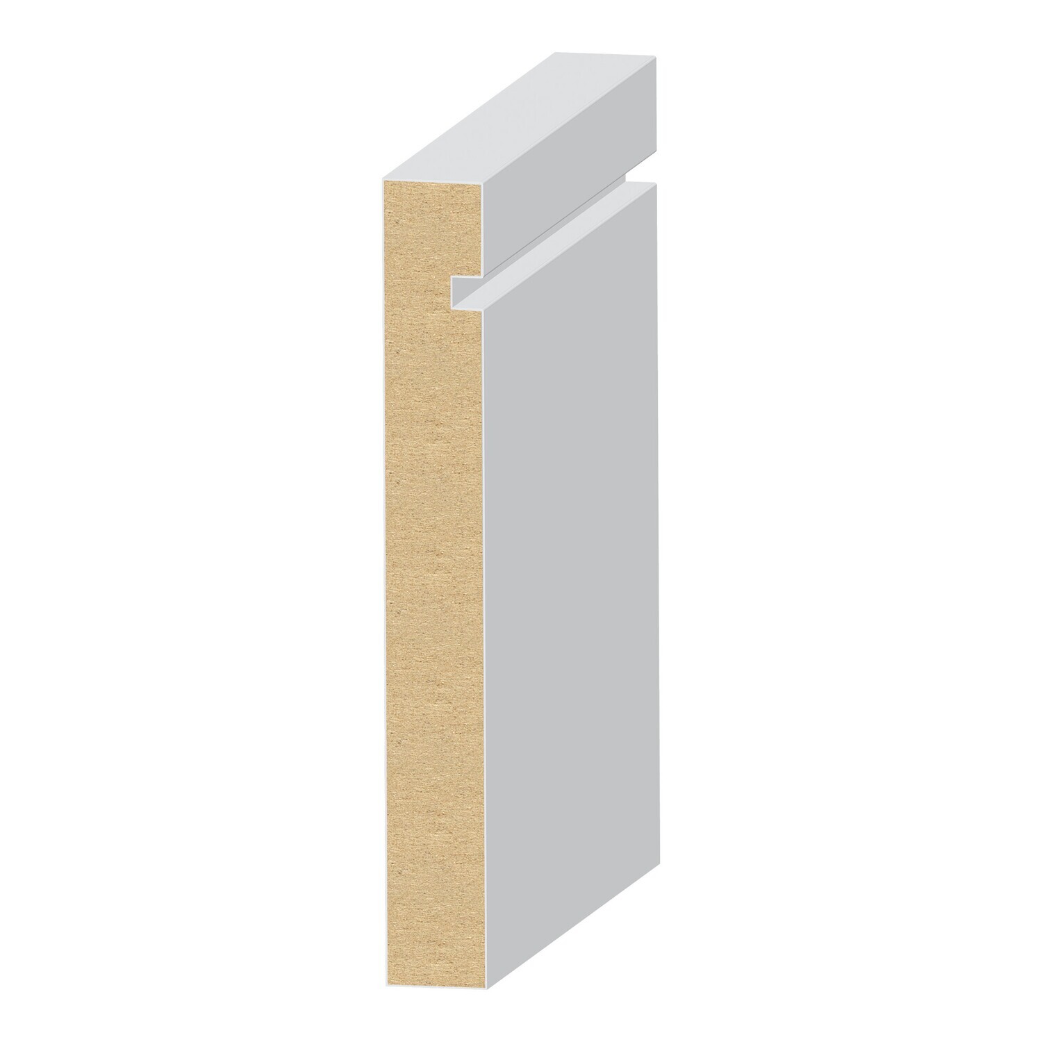 392MUL-4 - S4S Notched Modern Base (9⁄16"x4-1⁄2") MDF Ultralight