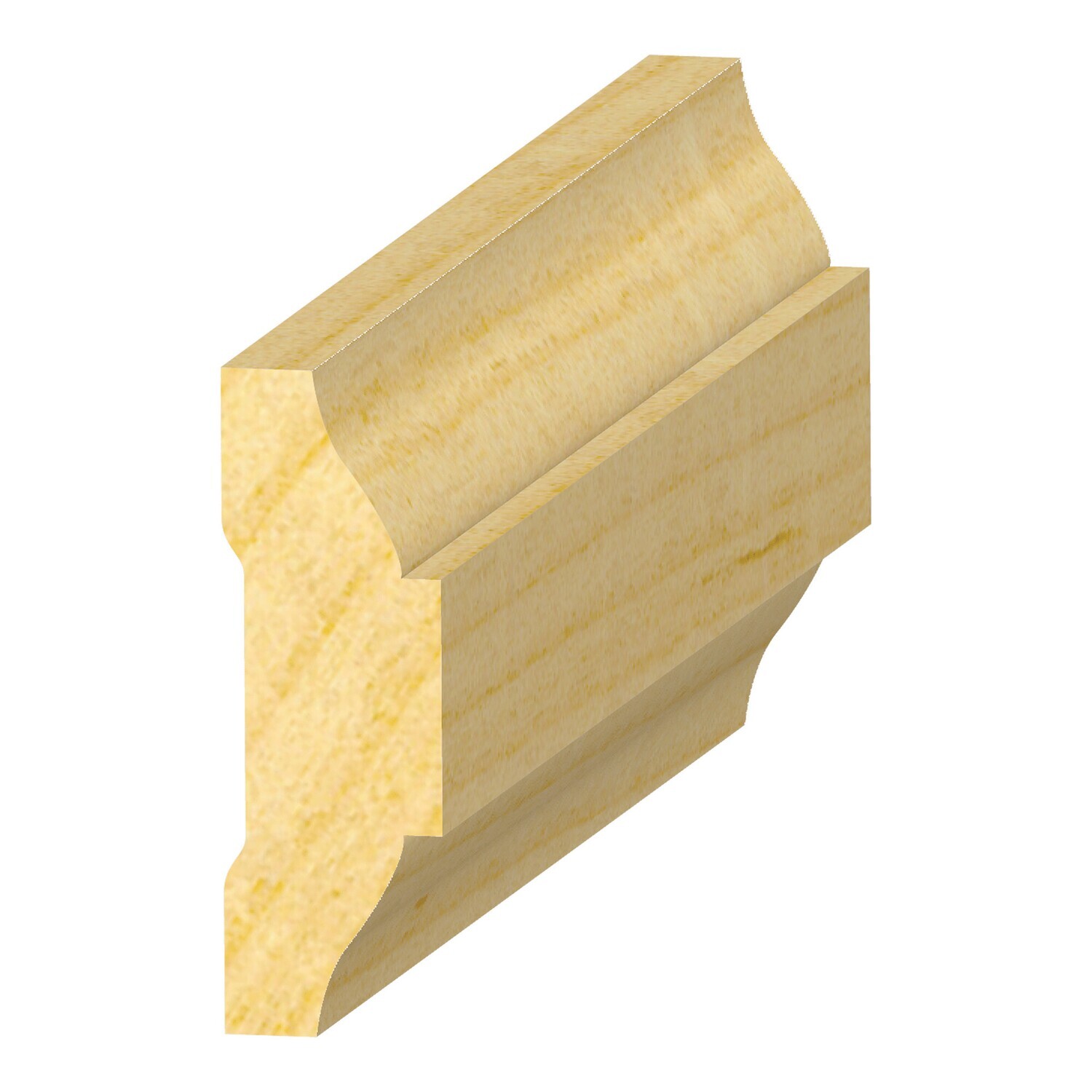 650SP - Chair Rail (1⁄2"x1-1⁄2") Pine Solid