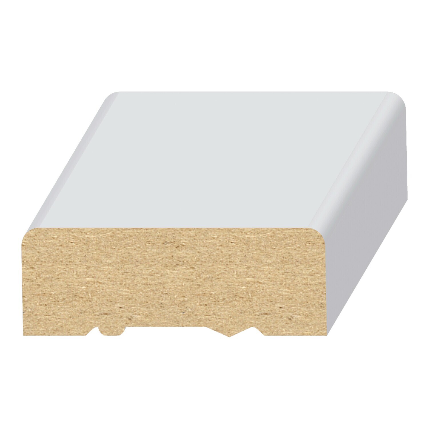 203MUL - 2 Round Edge Stop - 2RE (1⁄2"x1-3⁄8") MDF Ultralight