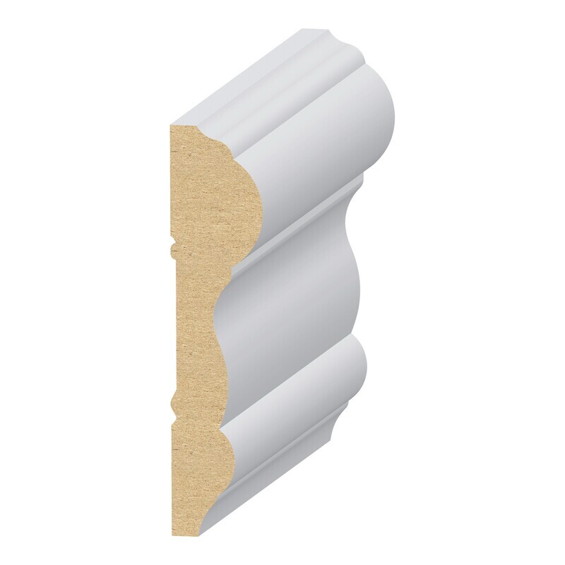653MUL - Colonial Chair Rail (11⁄16"x3") MDF Ultralight