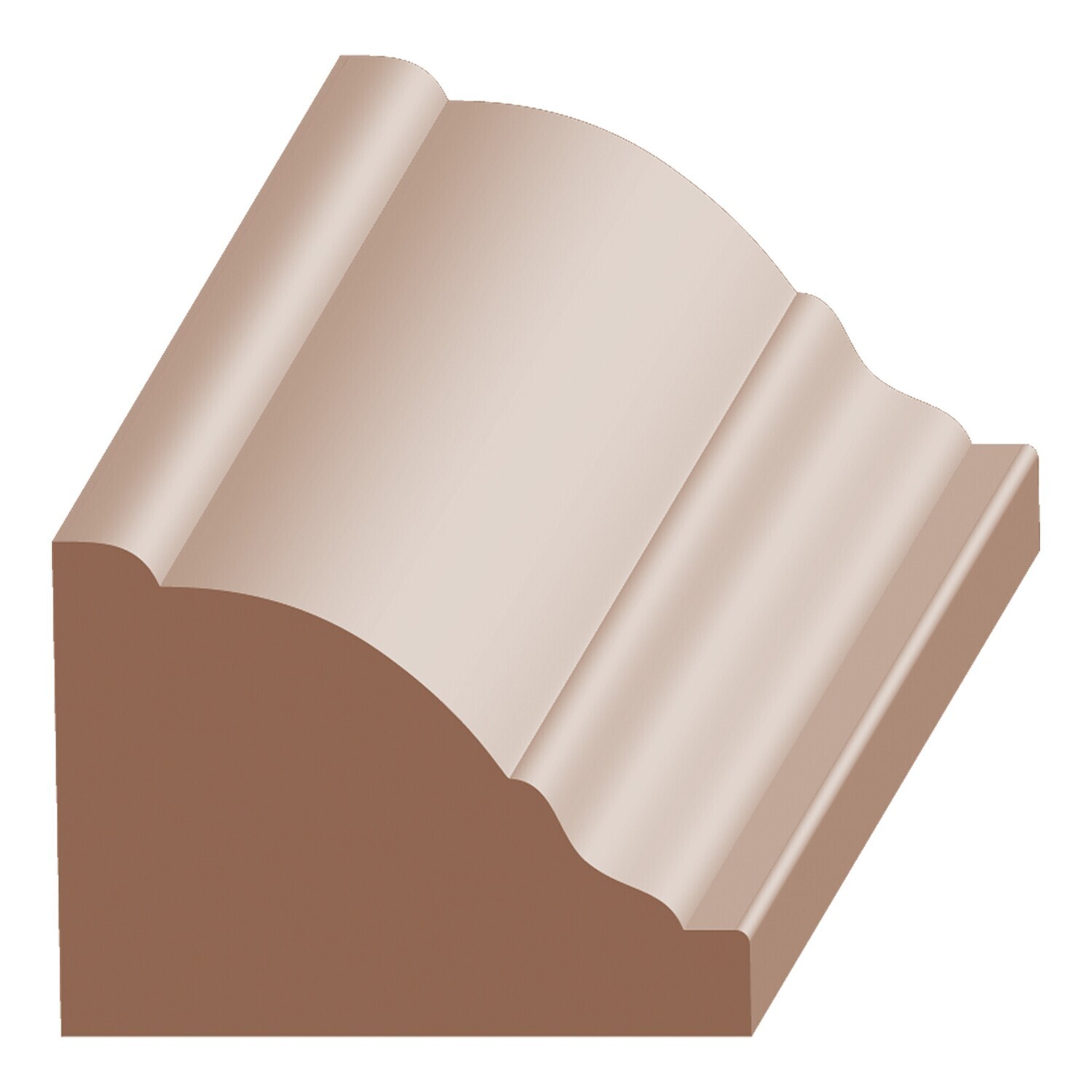 635P - Mantel Panel Mould (5⁄8"x7⁄8") Poplar