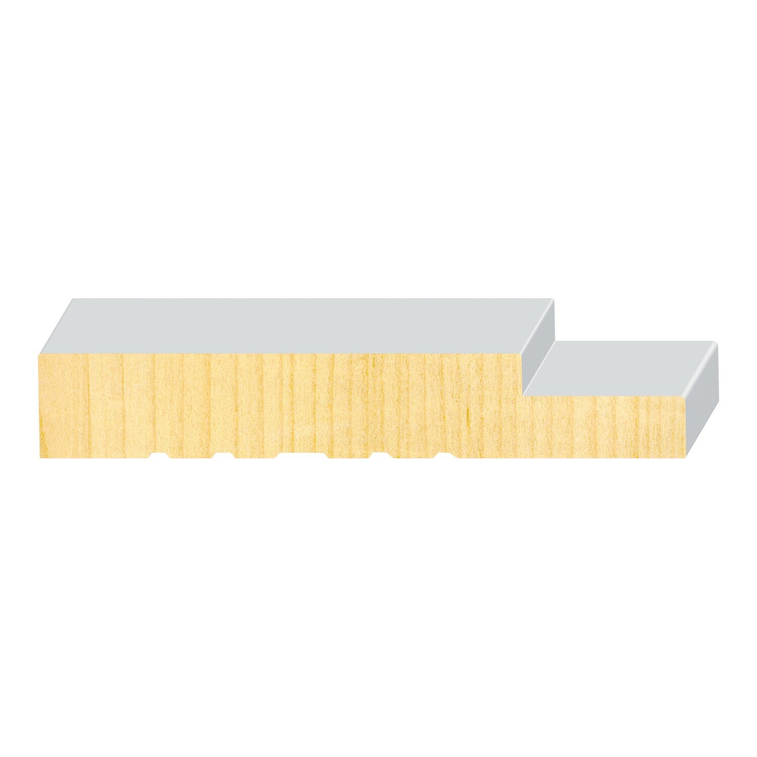 PR714E6 - Exterior Frame Side Pair (1-1⁄4"x7-1⁄4") Pine Primed FJ