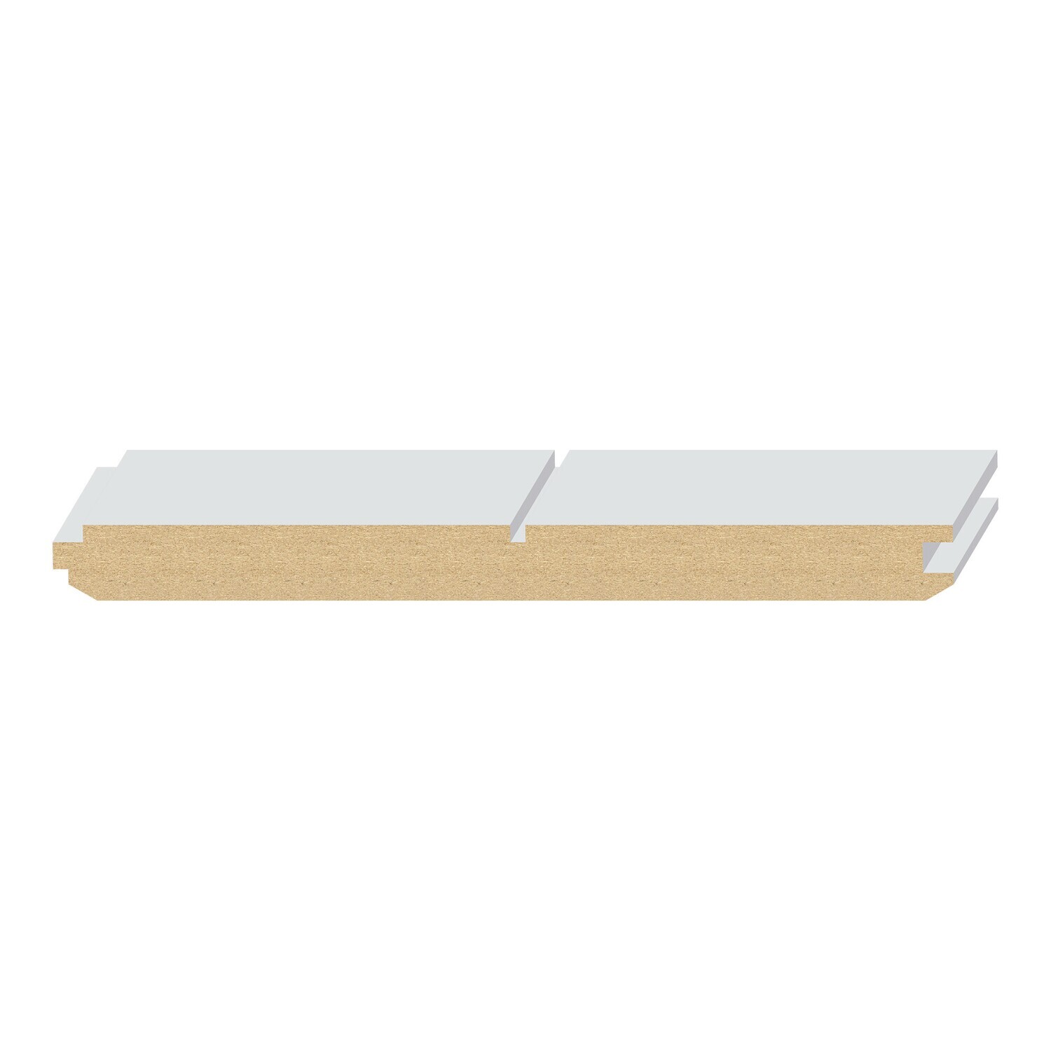 2008LDF - Reversible V-Groove/Nickel Gap T&amp;G Wainscot (5⁄8"x7-3⁄8") MDF Light Density