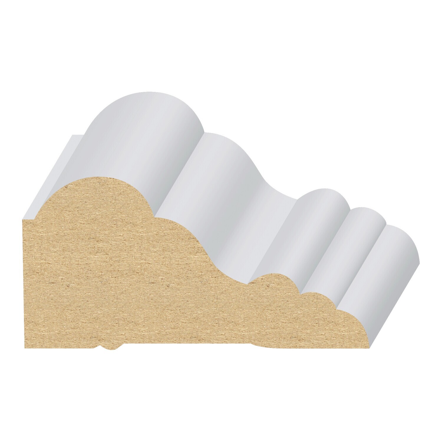 157MUL - Bel-Air/Coronado Casing (1-1⁄4"x2-1⁄2") MDF Ultralight