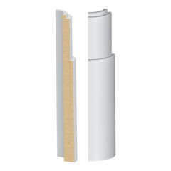 349MUL-7W - Meridian Base Round Corner (5⁄8" x 7-3⁄8") MDF Ultralight