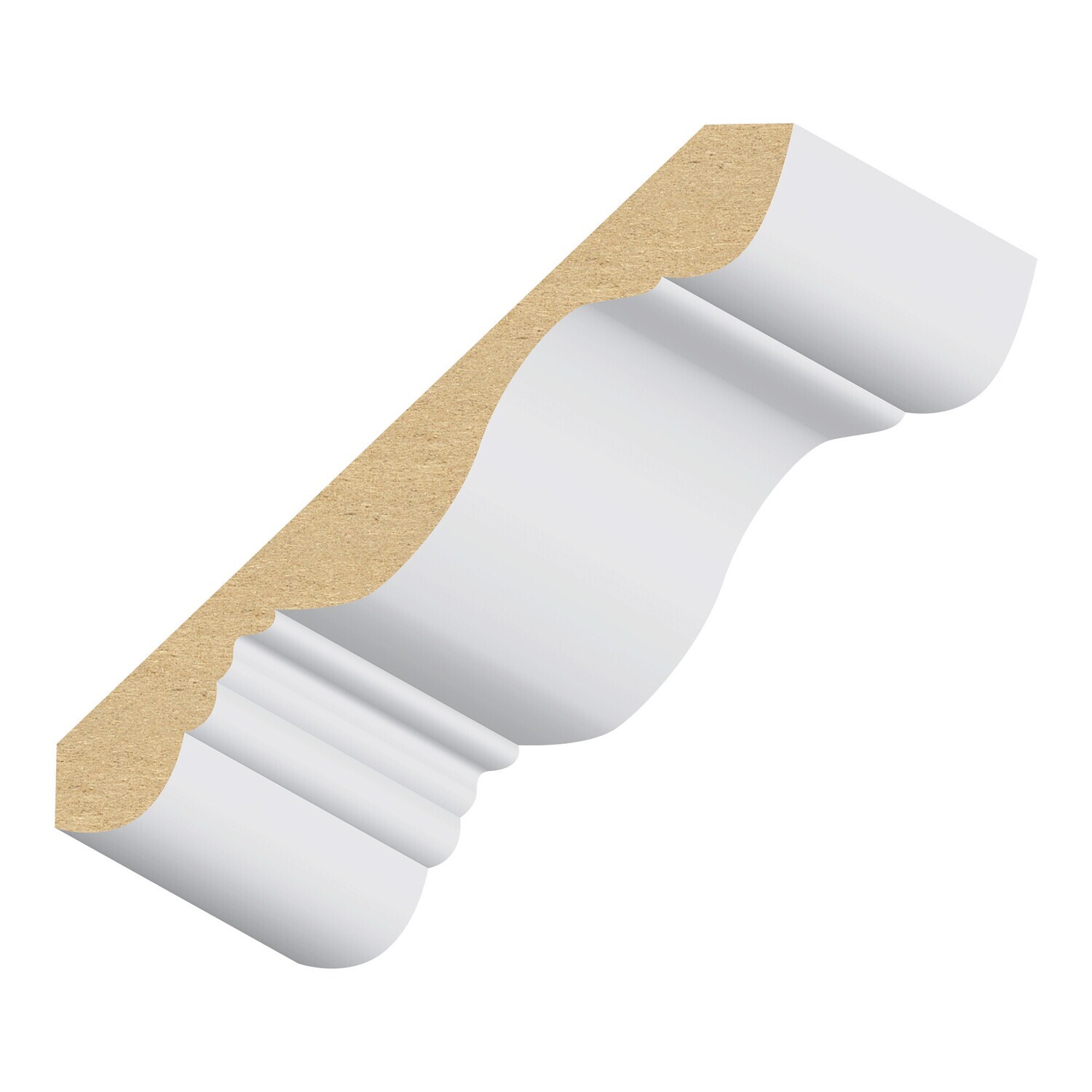 410MUL-4 - Small Charleston Crown (9⁄16"x4-1⁄4") MDF Ultralight