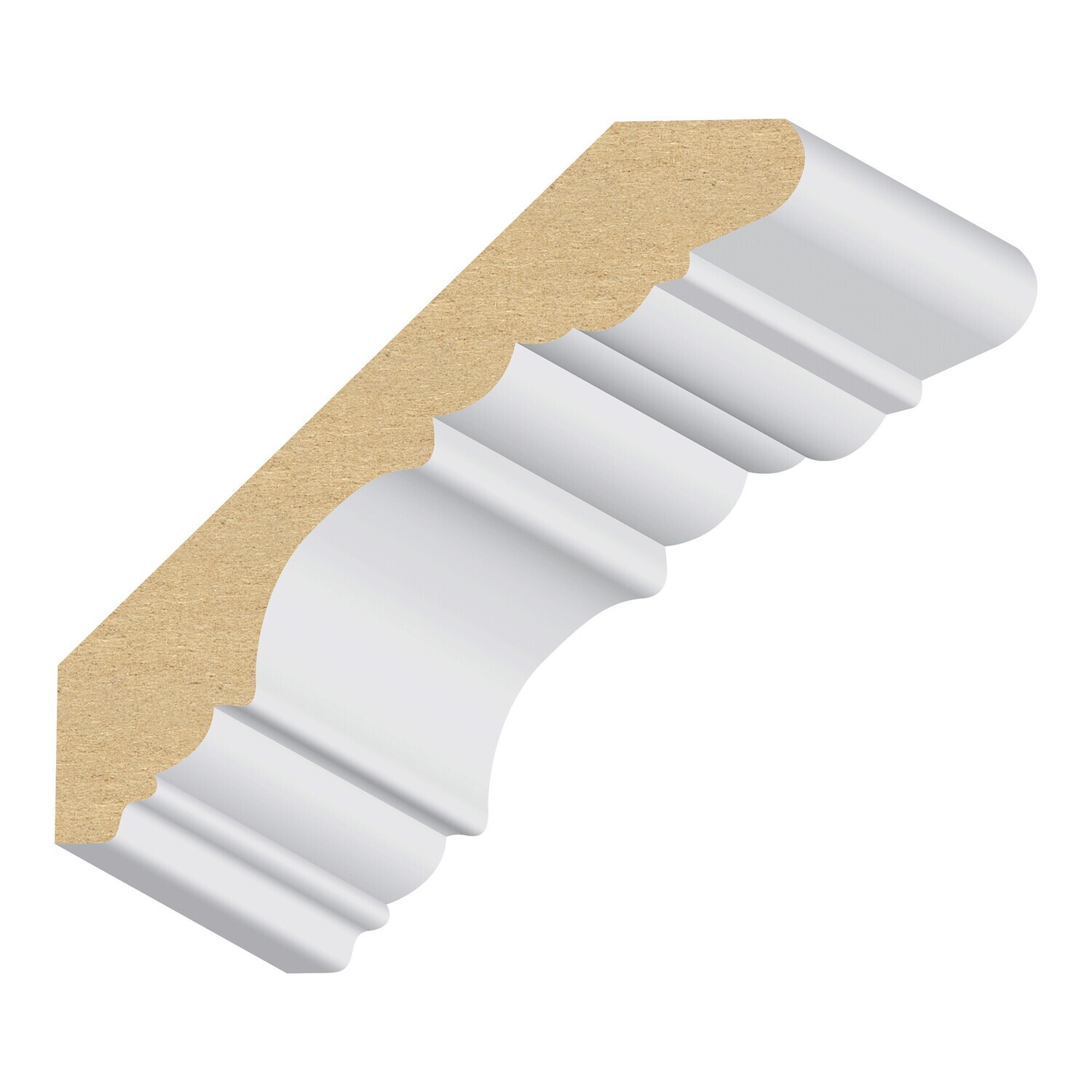 412MUL - Coronado/Georgian Crown (9⁄16"x4-1⁄2") MDF Ultralight